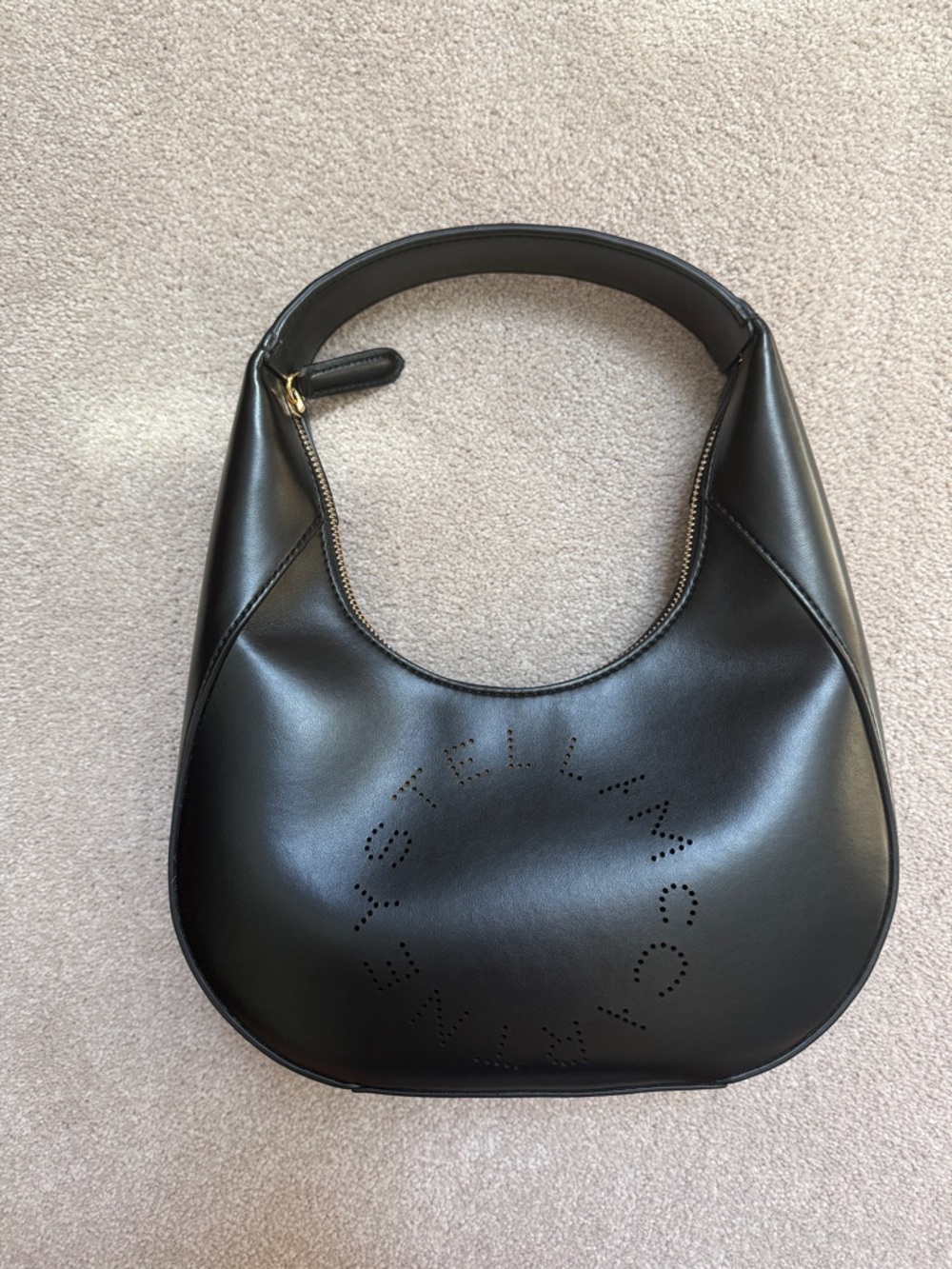 Stella McCartney Small Perforated Logo Hobo Bag - Picture 3 of 8